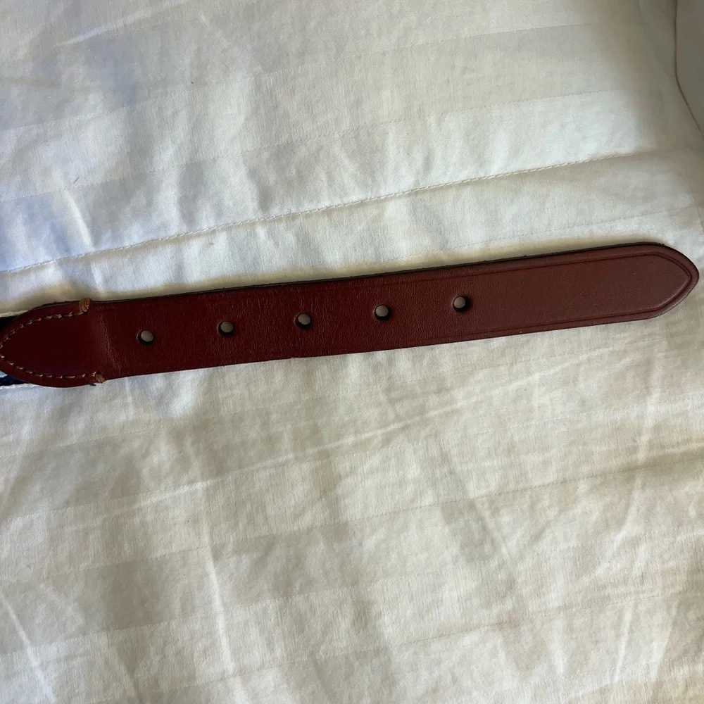 J. Crew Factory Navy and Brown Kids Belt